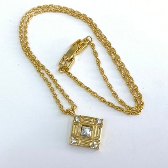 Authentic Vintage Givenchy Gold Tone Necklace - Picture 3 of 7